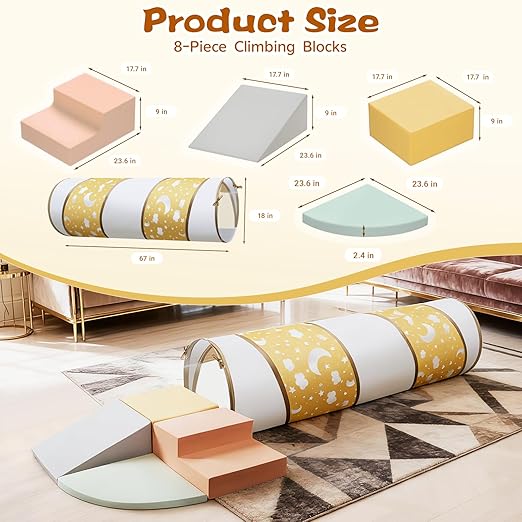 Toddler Playtime Corner Climber Indoor Foam Play Gym