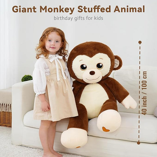 Big Monkey Plush, Large Plush Toy for Girl Boy