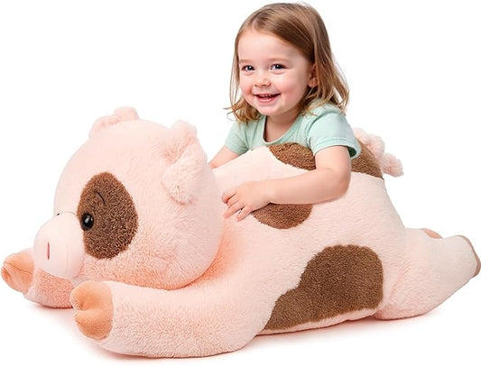 Pig Stuffed Animal, Stuffed Piggy, Large Soft Plush