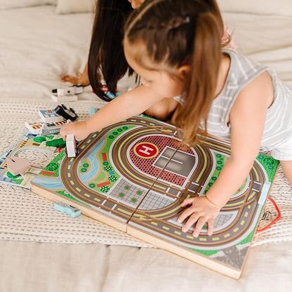 Wooden Take-Along Tabletop Town,