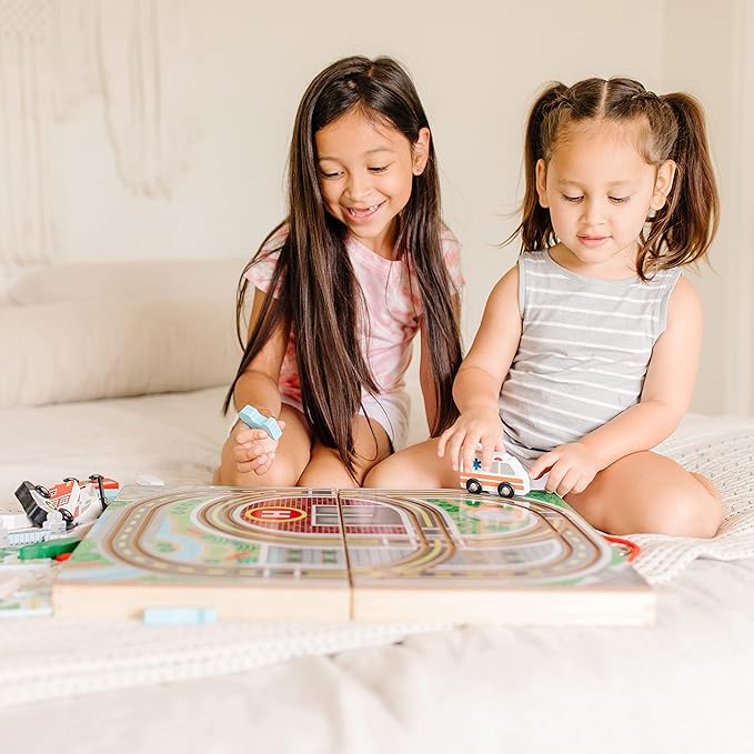 Wooden Take-Along Tabletop Town,