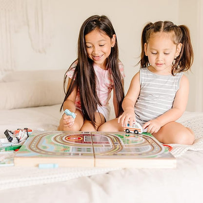 Wooden Take-Along Tabletop Town,